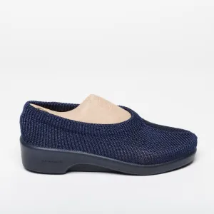 Amadora Navy Slip Ons