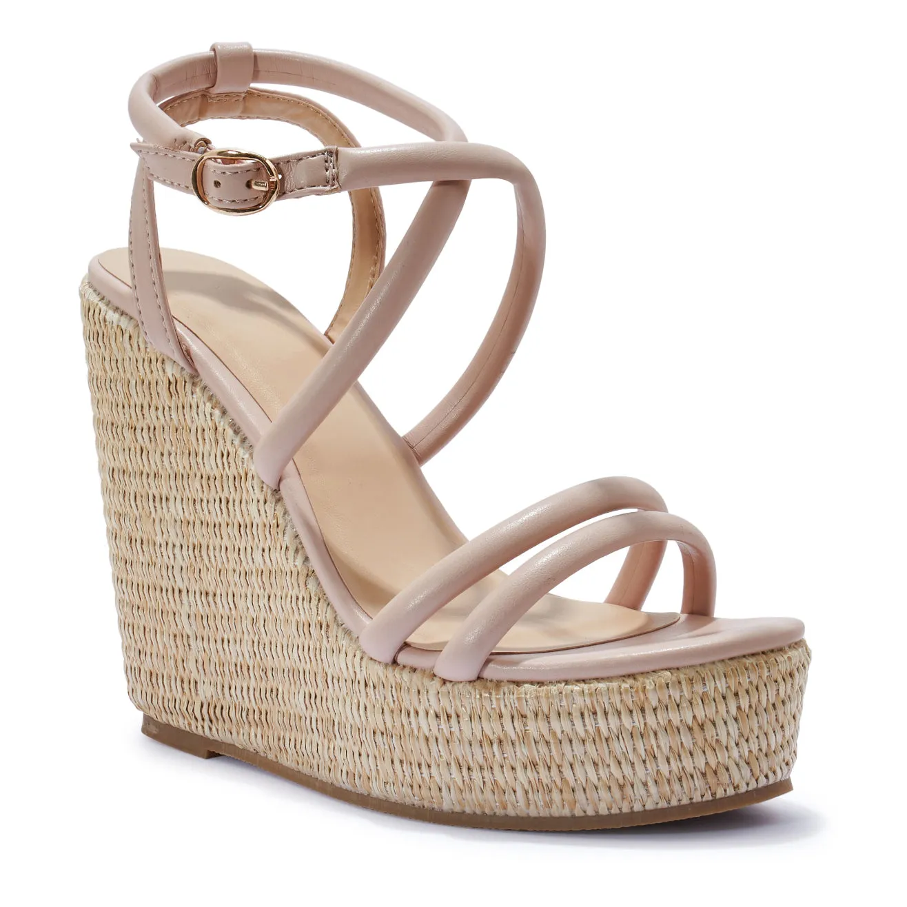 BALI322 HIGH WEDGE STRAPPY SANDAL