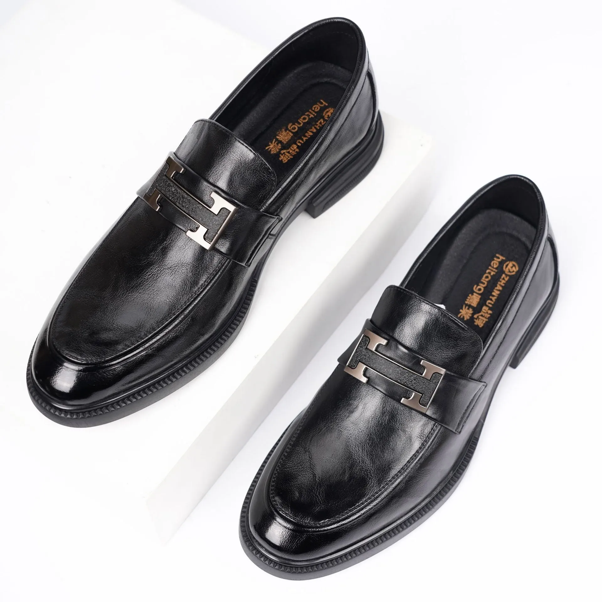 Men's Loafers & Slip-Ons Microfiber Breathable Leather Loafers