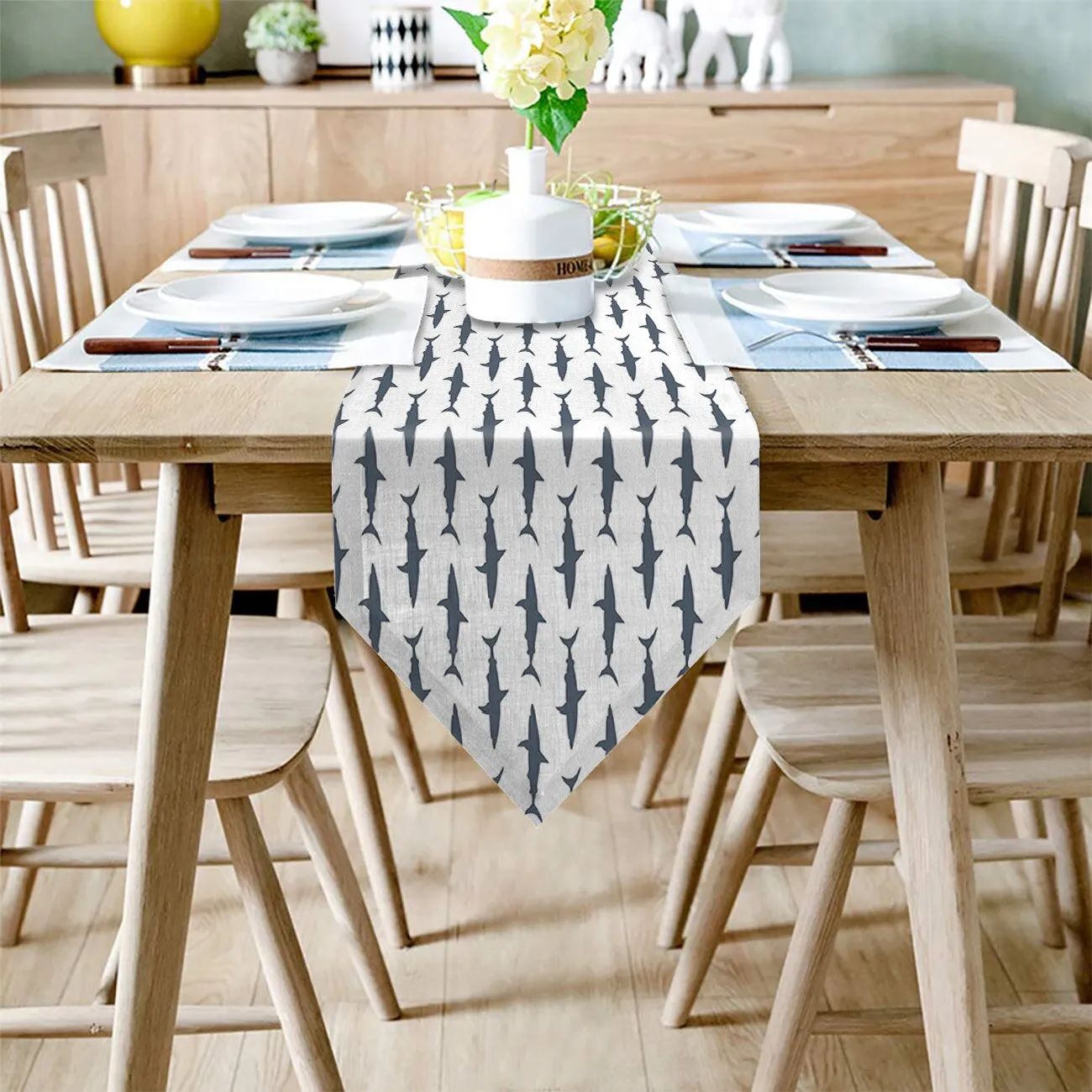 Table Runners: Shark Print
